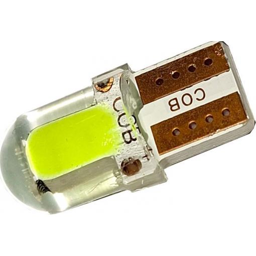 LED žárovka T10 12 V, zelená, COB, 0,5 W