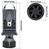 Autožárovky LED H4 M01K, 10–30 V, bílé, pár