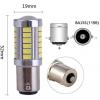 LED žárovka Ba15S 12 V, 33× SMD5730, bílá 6000 K
