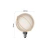 Žárovka DECO LED E27 4W flame EMOS Z5CS11