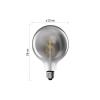 Žárovka DECO SMOKED LED E27 4,5W flame EMOS Z58311