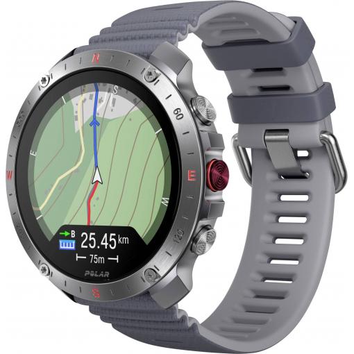 Polar Grit X2 Pro sportovní hodinky šedá