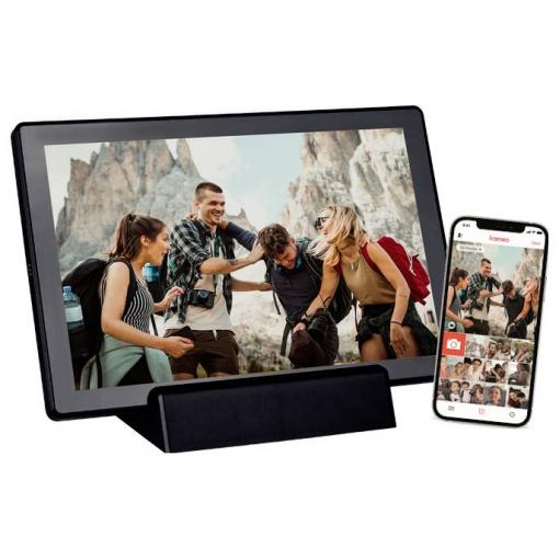 Braun Phototechnik DigiFrame 1011 WiFi mobil digitální fotorámeček 25.7 cm 10.1 palec Energetická třída (EEK2021): C (A - G) 1280 x 800 Pixel 16 GB černá
