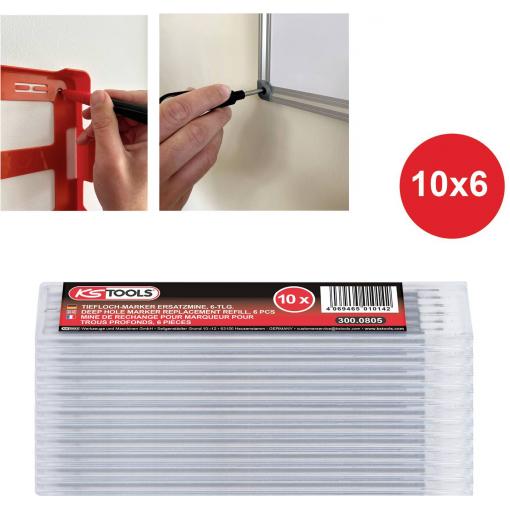 KS Tools 300.0805 Náhradní náplň pro hloubkové značkovače 60 ks