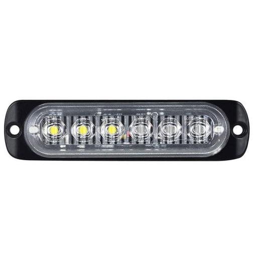 LED světlo 12-24V/6W, bílé 6500K, 112×28 mm