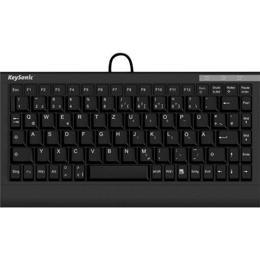 Keysonic ACK-595C+ (US) kabelový klávesnice US anglická, QWERTY černá konektor PS2
