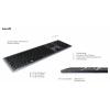 Keysonic KSK-8023BTRF (DE) bezdrátový, Bluetooth® klávesnice německá, QWERTZ antracitová, černá nabíjecí