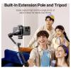 Hohem iSteady V3 Ultra WTH gimbal elektrický 1/4palcové bílá s Bluetooth, zabudovaná baterie, integrovaný stativ, vč. držáku smartphonu Zatížitelný do