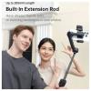 Hohem V3 WTH gimbal elektrický 1/4palcové bílá s Bluetooth, zabudovaná baterie, integrovaný stativ, vč. držáku smartphonu Zatížitelný do hmotnosti 300 g