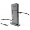 Hama USB-C® dokovací stanice Connect2Office Speed napájení USB-C®, Podporuje rozlišení 8K při frekvenci 30 Hz (1x) / 4K při 30 Hz (2x)