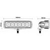 Pracovní LED světlo 10-30 V, 6× 1 W, 500 lm, bílé