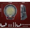Pracovní LED světlo 8,6" 37× LED, 10–30 V, 40 W, IP67