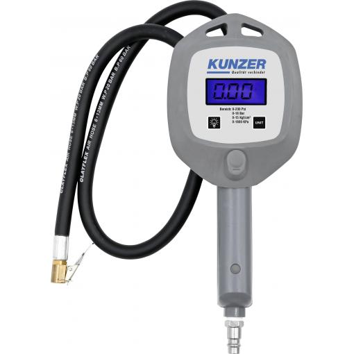 Kunzer 7HRD01 zkoušečka tlaku v pneumatikách digitální Rozsah měření tlaku vzduchu (rozsah) 18 bar (max.)