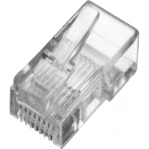 Digitus DN-MO-8-8-SR, Adaptér do zásuvky, Konektor RJ45, transparentní, 1 ks