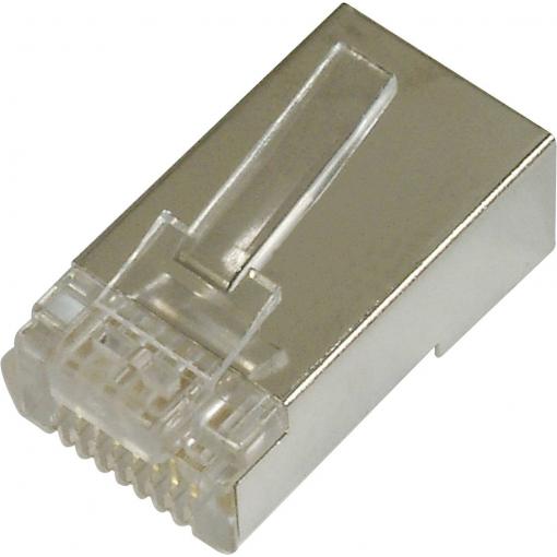 Digitus DN-MO-8-8-SRS, Adaptér do zásuvky, Konektor RJ45, stříbrná, 1 ks
