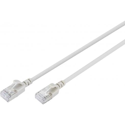Digitus DK-1632-A-070S RJ45 síťové kabely, propojovací kabely CAT 6A F/FTP 7 m šedá bez halogenů, stíněný 7 m