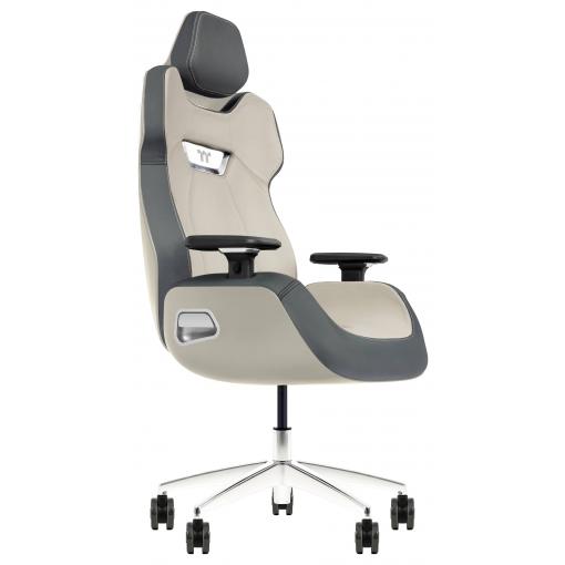 Thermaltake herní židle Ledovcová bílá, Břidlicová šedá