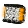 Pracovní světlo LED h_t786f, 10–30 V DC, 100 mm, s oranžovým stroboskopem