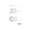Metabo 600411840 akumulátorová excentrická bruska bezkartáčové, kufřík, bez akumulátoru, bez nabíječky 18 V Ø 150 mm