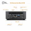 CSL Computer mini PC (HTPC) Narrow Box Black Intel® N N100 3400 GHz 16 GB RAM 500 GB SSD Intel Intel® UHD Graphics 92970