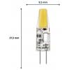 Philips 8720169300613 LED Energetická třída (EEK2021) F (A - G) G4 1.7 W = 20 W teplá bílá 1 ks
