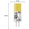 Philips 8720169300538 LED Energetická třída (EEK2021) E (A - G) G4 2.4 W = 28 W teplá bílá 1 ks