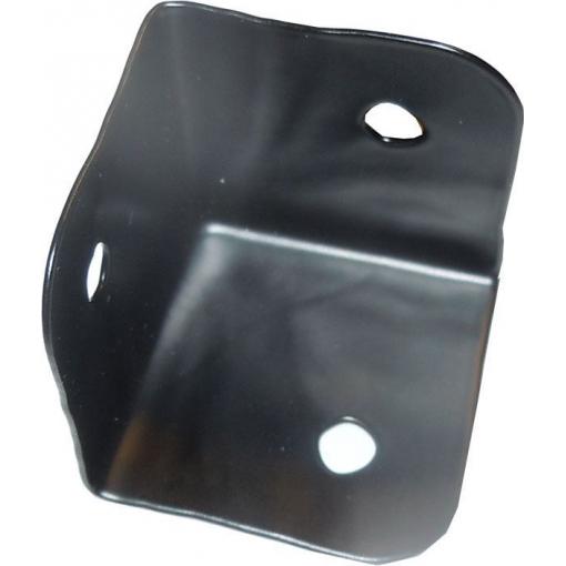Kovový roh na reprobox 33 × 33 × 33 mm, černý
