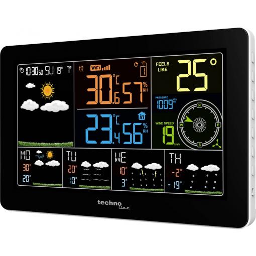 Techno Line WD2700 Wetterstation WD2700 internetová meteostanice Předpověď pro 4 dny Počet senzorů (max.) 3