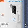 Bezdrátový WiFi videozvonek s vnitřní jednotkou zvonku | Zoneway T32 Black