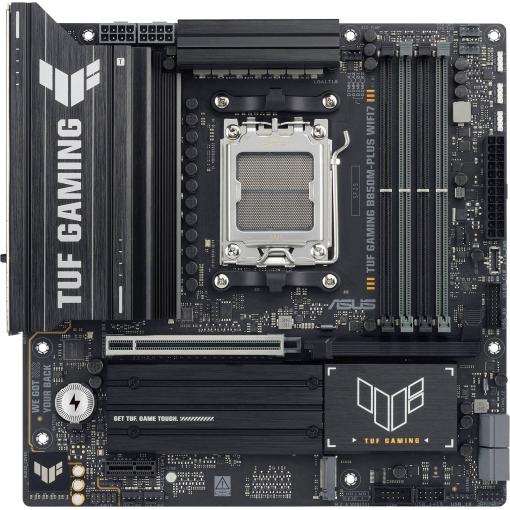 Asus TUF GAMING B850M-PLUS Základní deska Socket (PC) AMD AM5 Tvarový faktor Micro-ATX Čipová sada základní desky AMD® B850