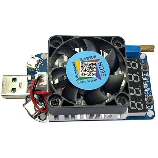 Elektronická zátěž USB HD35, 35 W, 25 V / 5 A