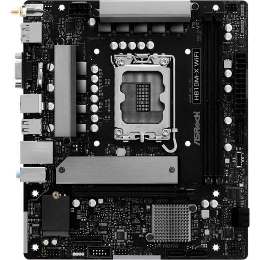 ASRock H810M-X Základní deska Socket (PC) Intel® 1851 Tvarový faktor Micro-ATX Čipová sada základní desky Intel® H810