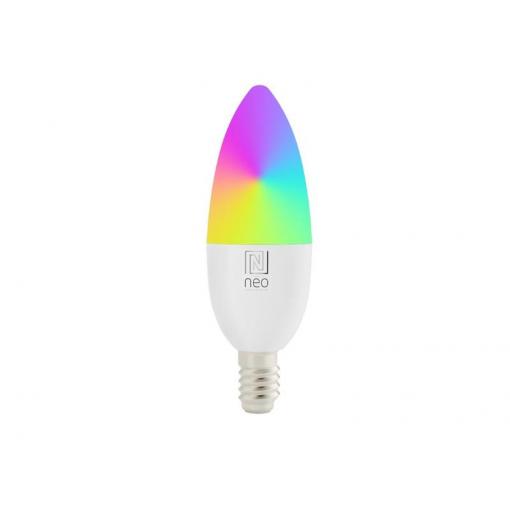 Smart LED žárovka E14 4,8W RGB+CCT IMMAX NEO 07808L WiFi Zigbee Tuya