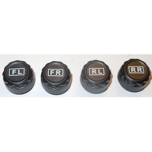 Sada vnějších senzorů TPMS E-ACE K01, 4 ks s bateriemi