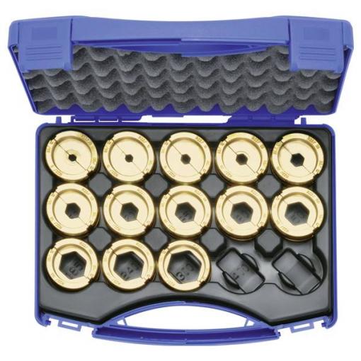 Klauke R22SET lis vložka dutinkové kabelové koncovky CU Vhodné pro kleště Spojka 6 do 300 mm² Vhodné pro značku (kleště) Klauke