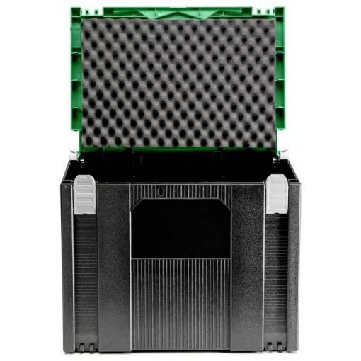 HiKOKI System Case IV, 402541 kufr na elektrické nářadí, plast, černá, zelená, (d x š x v) 295 x 315 x 295 mm