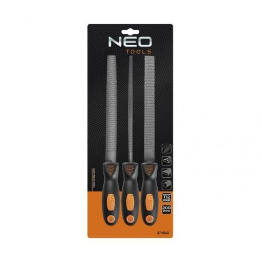 Sada pilníků na dřevo NEO TOOLS, 3 ks, 200 mm