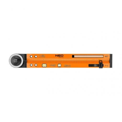 Uhloměr NEO TOOLS 72-225, 500 mm, 2 libely, tužka