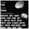 Absina knoflíkový článek 395 1.55 V 10 ks oxid stříbra