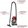 Einhell TC-VC 1540 S 2347405 mokrý/suchý vysavač 15 l