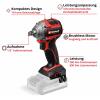 Einhell Professional TP-CW 18/260-C Li BL - Solo, 4510090 aku rázový utahovák, 260 Nm, 18 V, 2.5 Ah, Li-Ion, bezkartáčové, bez akumulátoru, bez nabíječky