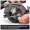 Einhell TE-CS 18/165-2 Li - Solo aku ruční kotoučová pila, max. řez 57 mm, bez akumulátoru, bez nabíječky, vč. paralelního dorazu, 18 V, 4331230