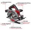 Einhell TE-CS 18/165-2 Li - Solo aku ruční kotoučová pila, max. řez 57 mm, bez akumulátoru, bez nabíječky, vč. paralelního dorazu, 18 V, 4331230