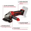 Einhell TE-AG 18/125-2 Li - Solo 4431168 Akumulátorová úhlová bruska 125 mm, bez akumulátoru, bez nabíječky, 2.5 Ah