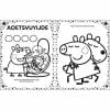 Samolepky s omalovánkami Prasátko Peppa, 100 ks