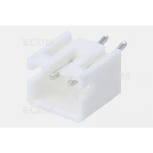 Jednořadá vidlice DS1066-2MVW6S, 1×02, 180°, rozteč 2 mm, bílá