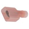 Faston-konektor 6,3 mm, červený, kabel 0,75–1,3 mm², plná izolace, 100 ks