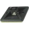 Držák stahovací pásky plochý 20x20mm černý, balení 100ks