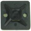 Držák stahovací pásky plochý 25x25mm černý, balení 100ks