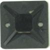 Držák stahovací pásky plochý 30x30mm černý, balení 100ks